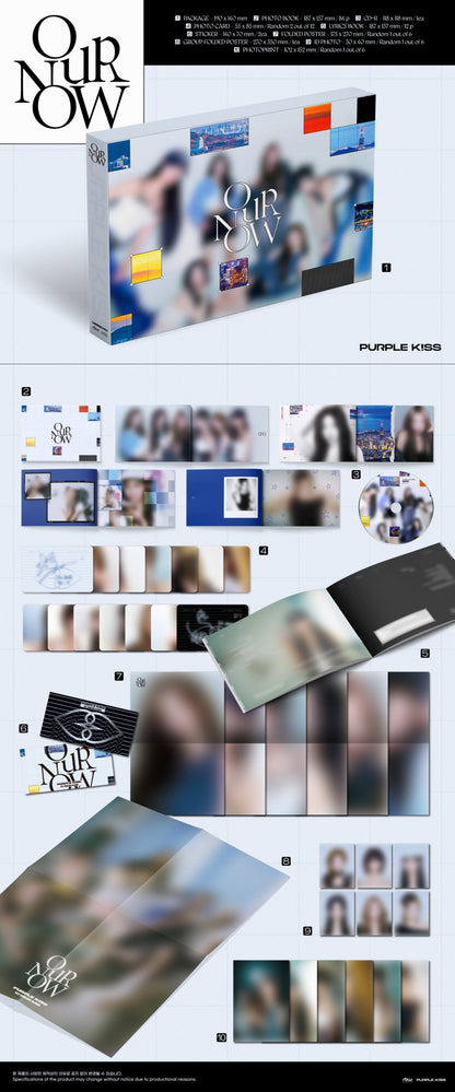 [PRE-ORDER] PURPLE KISS 1ST ENGLISH ALBUM [OUR NOW]