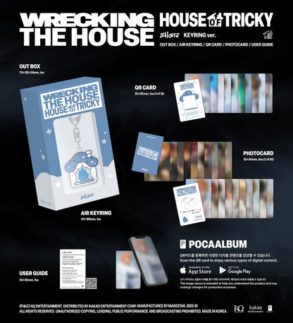 [PRE-ORDER] XIKERS 6TH MINI ALBUM [HOUSE OF TRICKY : WRECKING THE HOUSE/KEYRING VER.(POCAALBUM)]
