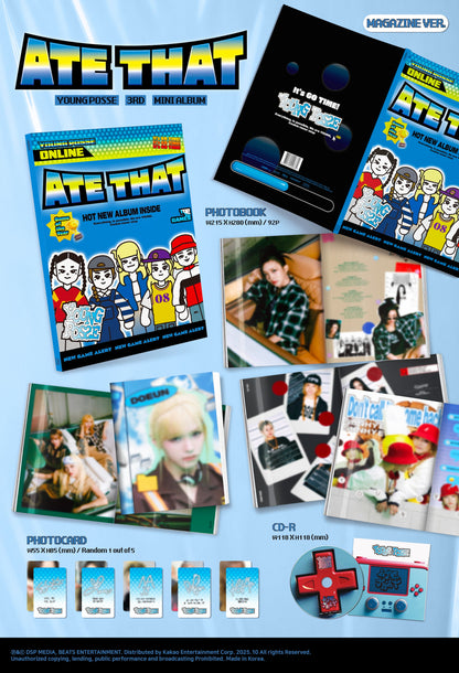 [PRE-ORDER] YOUNG POSSE 3RD MINI ALBUM [ATE THAT/MAGAZINE VER.]