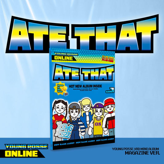 [PRE-ORDER] YOUNG POSSE 3RD MINI ALBUM [ATE THAT/MAGAZINE VER.]