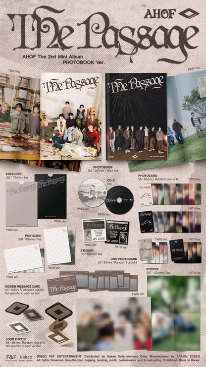 AHOF 2nd Mini Album [The Passage/PHOTOBOOK Ver.]