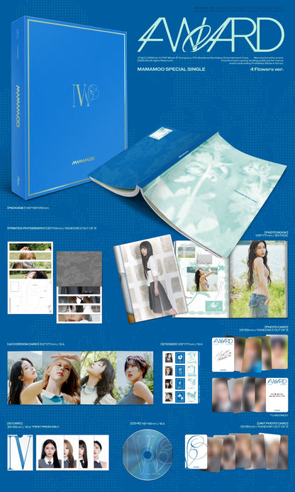 [PRE-ORDER] MAMAMOO SPECIAL SINGLE [4WARD/4 Flowers ver.]