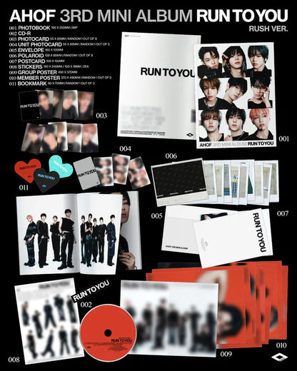 AHOF 3rd Mini Album [RUN TO YOU] (PHOTOBOOK Ver.)