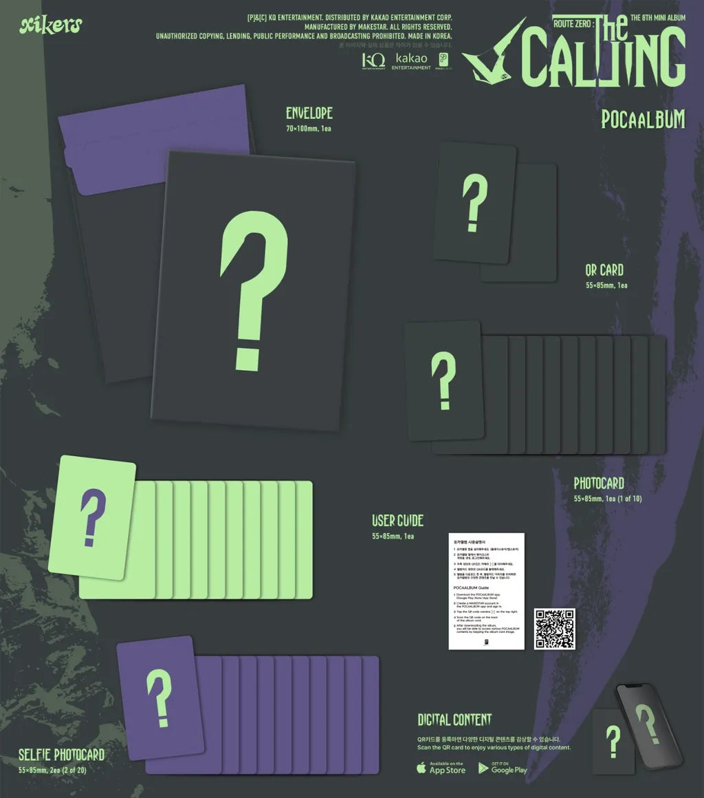 [PRE-ORDER] xikers 8TH MINI ALBUM [ROUTE ZERO : The CALLING] (POCAALBUM ver.) (MAKESTAR Exclusive)