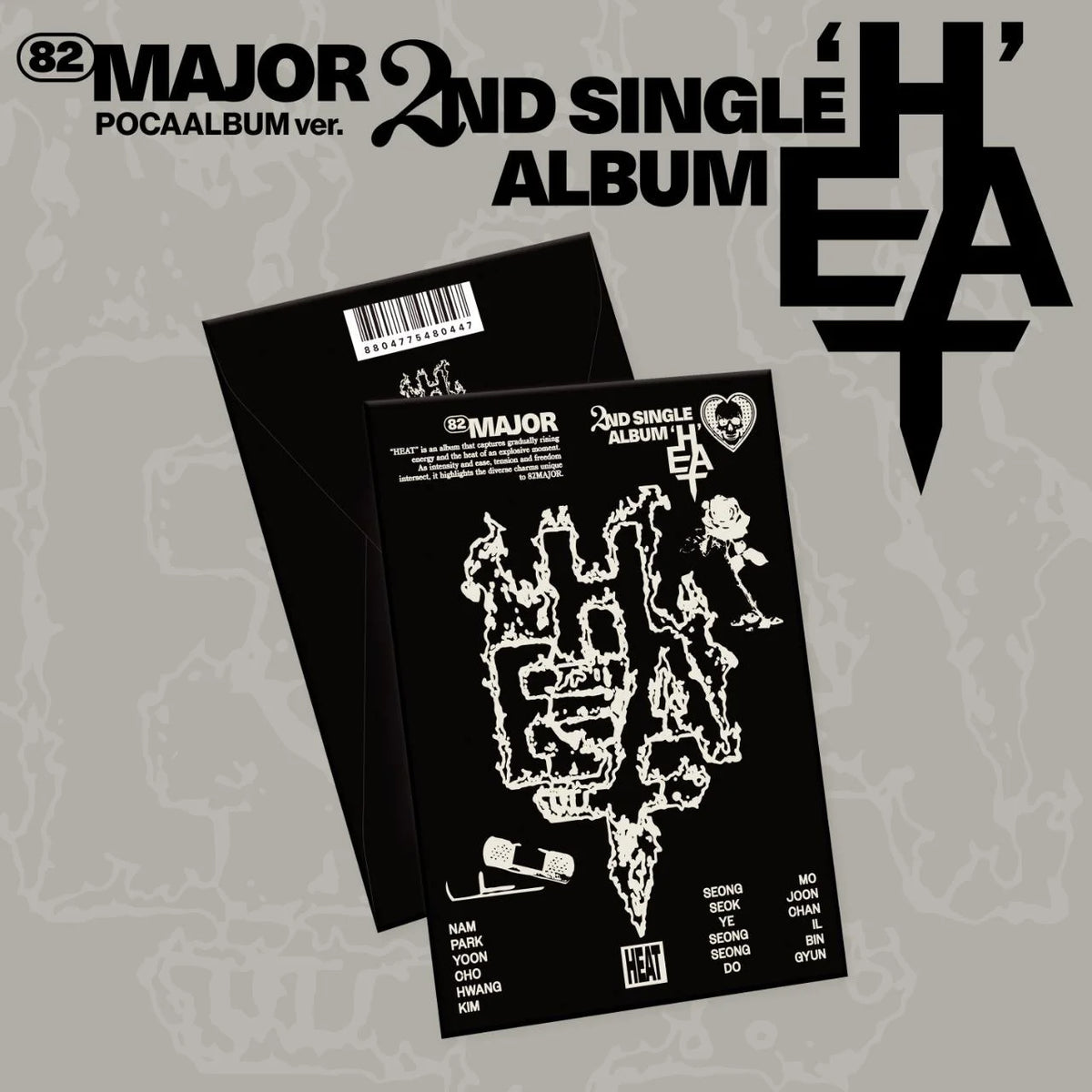 [PRE-ORDER] 82MAJOR 2ND SINGLE ALBUM [HEAT/POCAALBUM VER.]