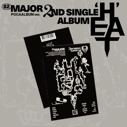 [PRE-ORDER] 82MAJOR 2ND SINGLE ALBUM [HEAT/POCAALBUM VER.]