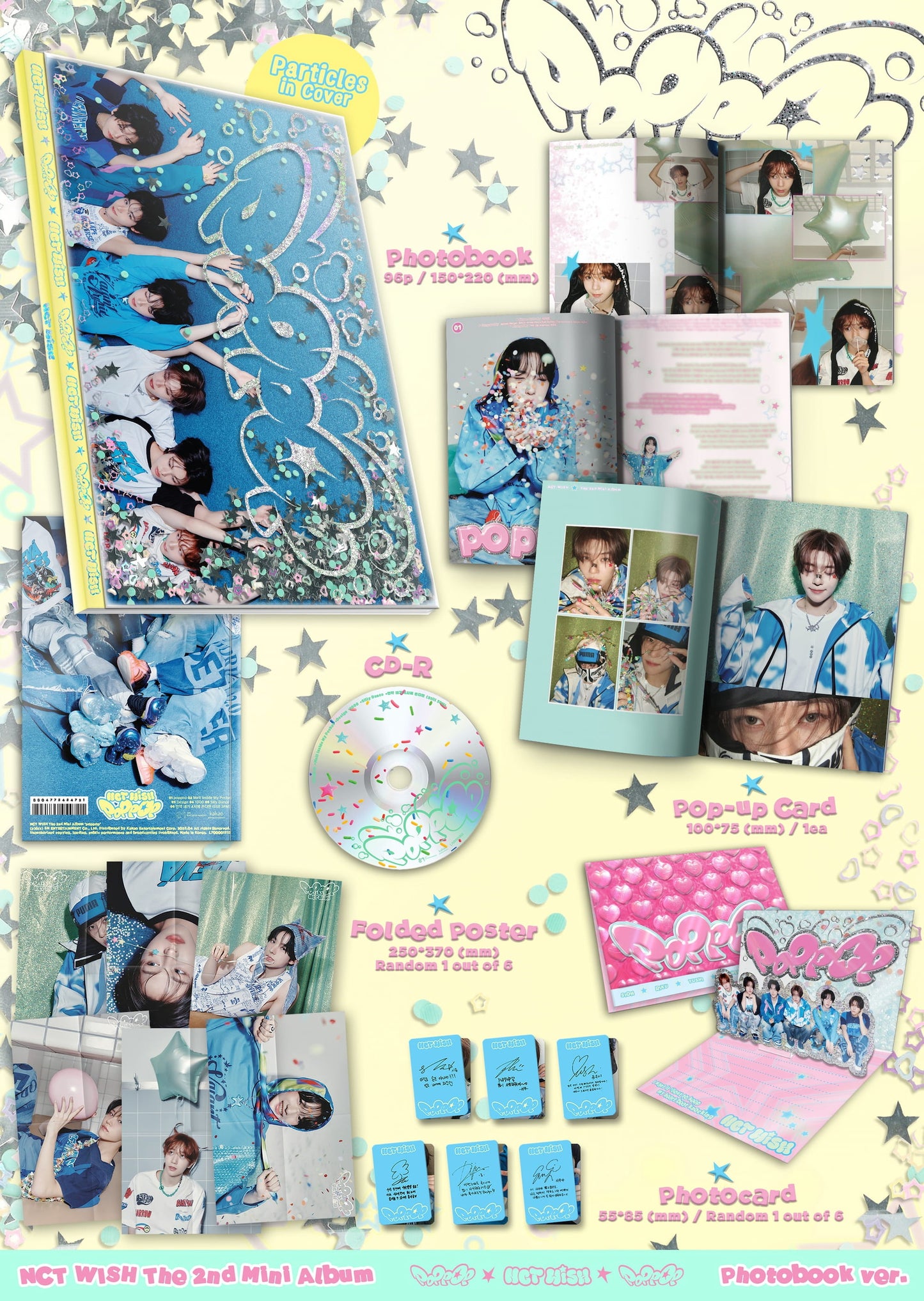 NCT WISH 2ND MINI ALBUM [POPPOP/PHOTOBOOK VER]