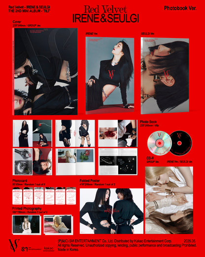 RED VELVET IRENE & SEULGI 2ND MINI ALBUM [TILT/PHOTO BOOK VER.]