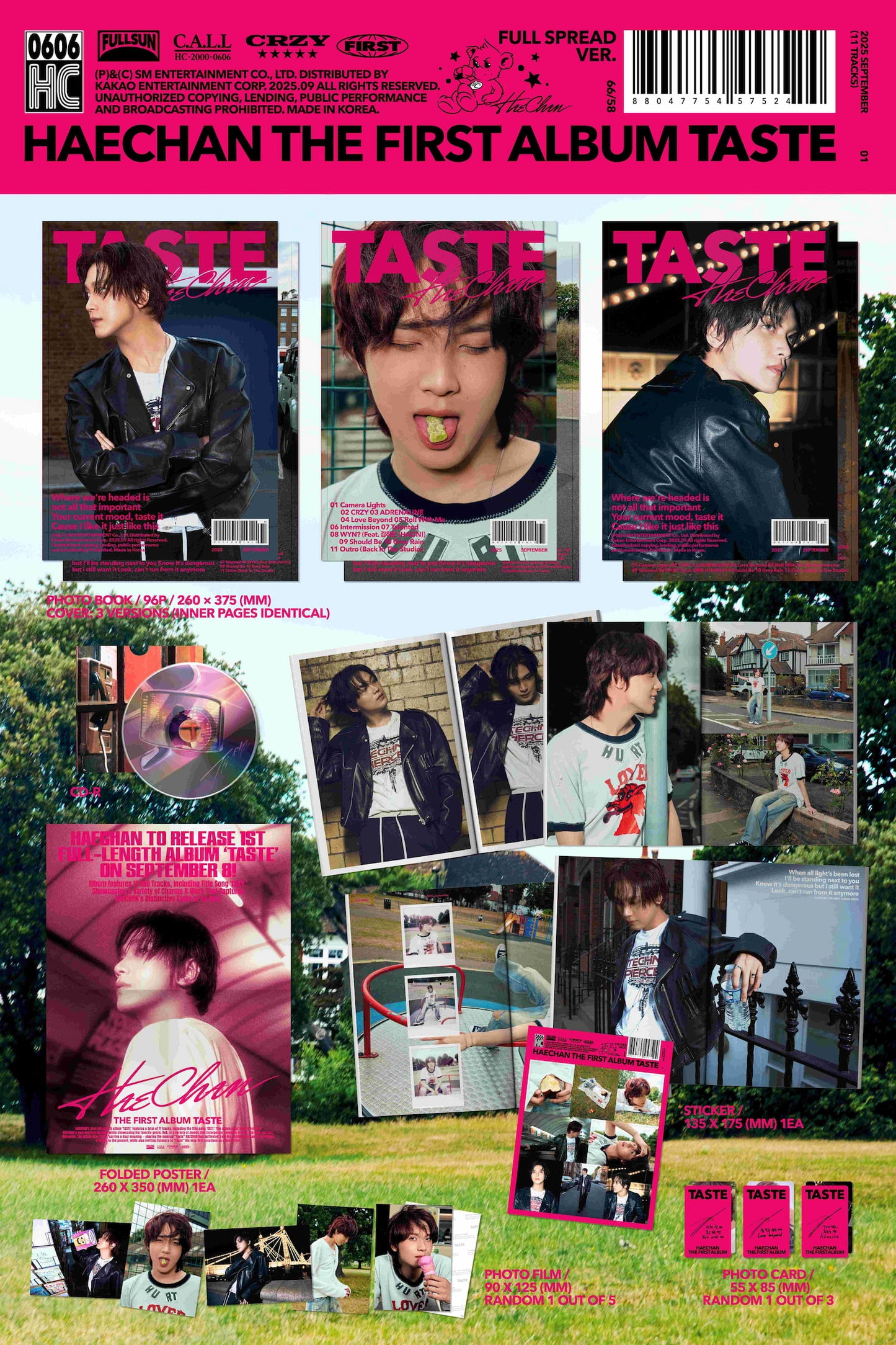 HAECHAN 1ST ALBUM [TASTE/FULL SPREAD VER.]