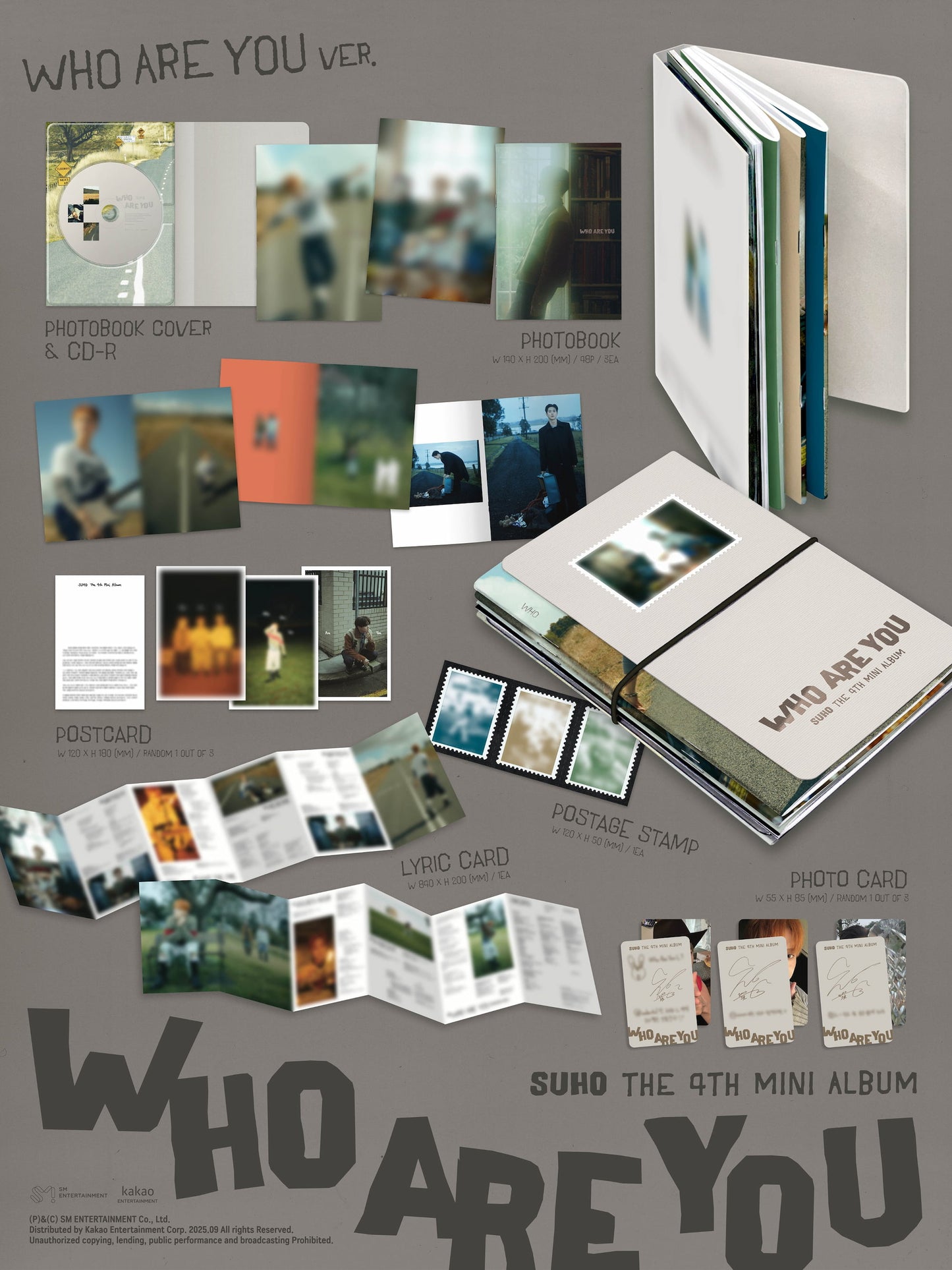 SUHO 4TH MINI ALBUM [WHO ARE YOU/WHO ARE YOU VER.]