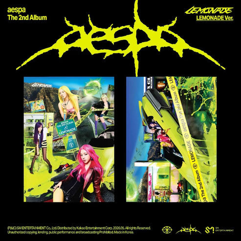 [PRE-ORDER] AESPA 2ND FULL ALBUM [LEMONADE/LEMONADE VER.]