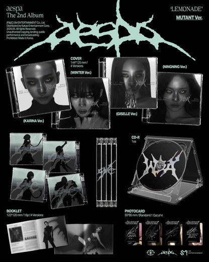 [PRE-ORDER] AESPA 2ND FULL ALBUM [LEMONADE/MUTANT VER.]
