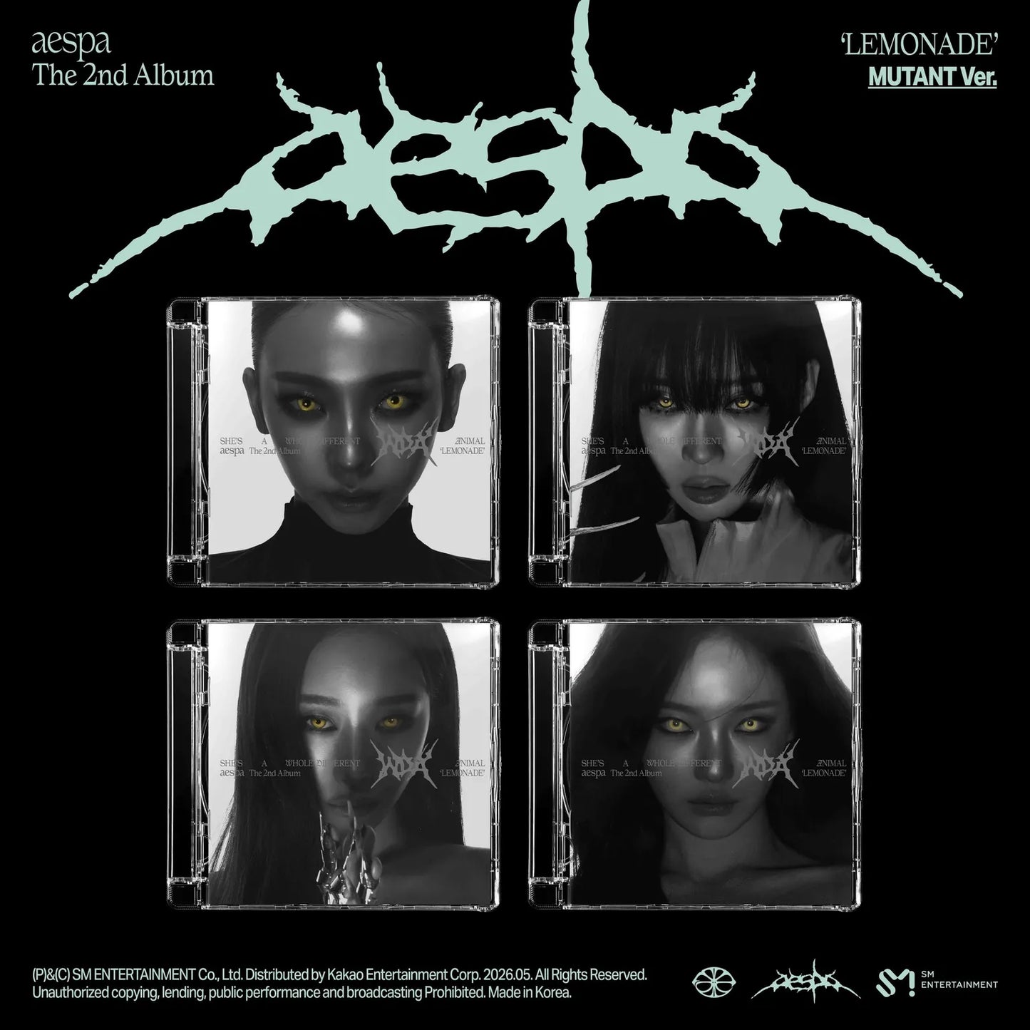 [PRE-ORDER] AESPA 2ND FULL ALBUM [LEMONADE/MUTANT VER.]