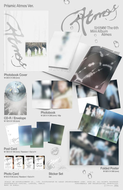 SHINee 6th Mini Album [ATMOS/PrIsmIc Atmos Ver]