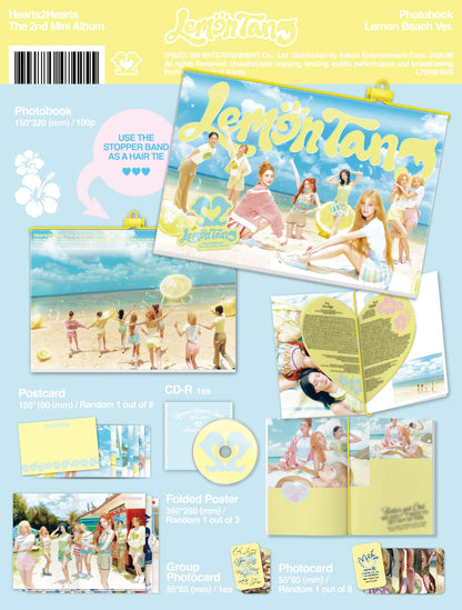 HEARTS2HEARTS 2ND MINI ALBUM [LEMON TANG/PHOTOBOOK Ver.]