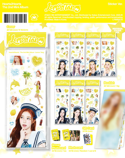 HEARTS2HEARTS 2ND MINI ALBUM [LEMON TANG/STICKER Ver.]