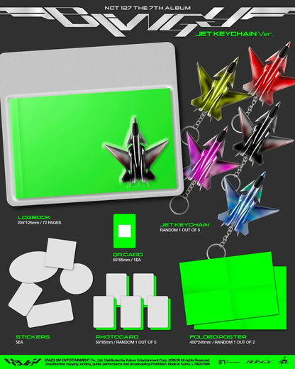 [PRE-ORDER] NCT 127 - The 7th Album [BLINGY] (JET Keychain Ver. Random)