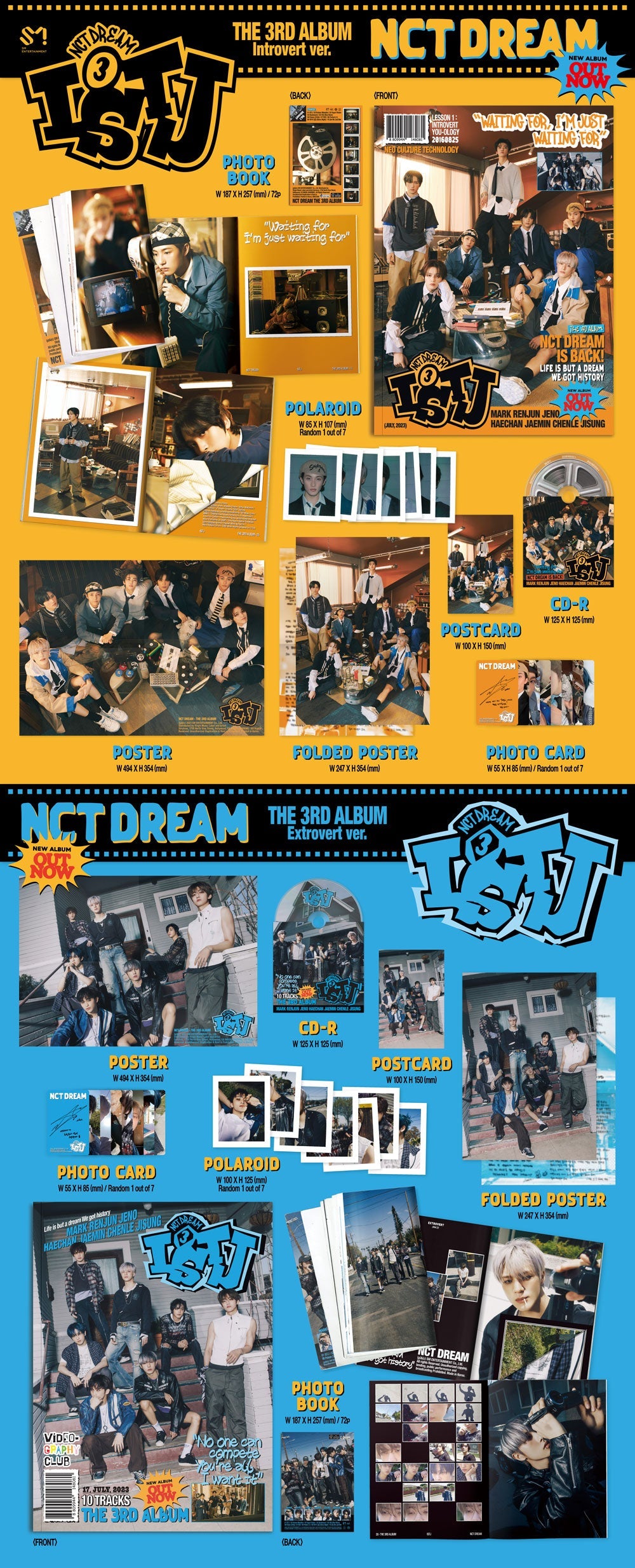 NCT DREAM 3RD FULL ALBUM [ISTJ/PHOTO BOOK VER.]