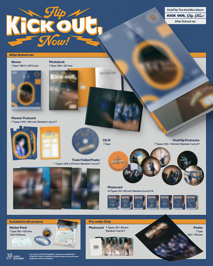[PRE-ORDER] KICKFLIP 2ND MINI ALBUM [KICK OUT, FLIP NOW!/STANDARD VER.]
