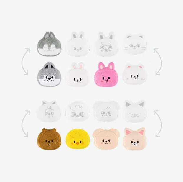 Stray Kids [dominATE : celebrATE] Merch - SKZOO REVERSIBLE FACE POUCH