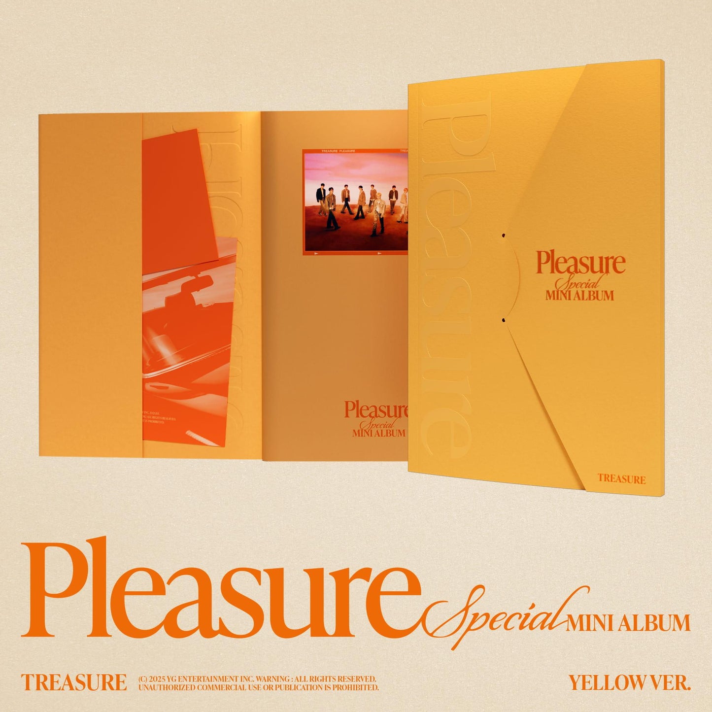 TREASURE SPECIAL MINI ALBUM [PLEASURE/YELLOW/GREEN VER.]