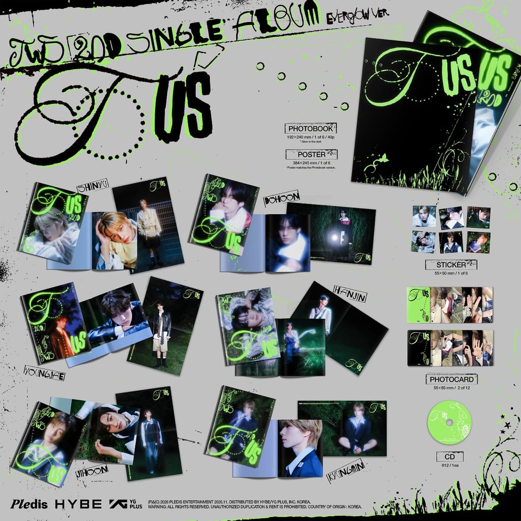 TWS TO US Everglow version album inclusions
