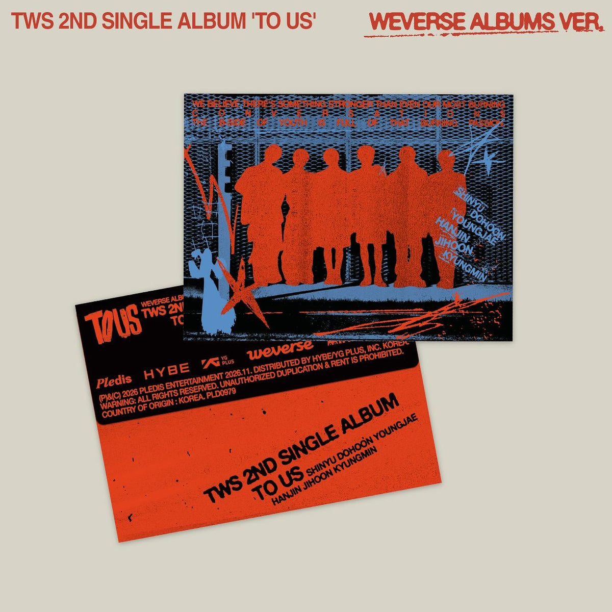 TWS 2nd Single Album TO US — Weverse Albums Ver. cover