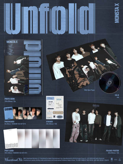 [PRE-ORDER] MONSTA X Ameriac Full Album [Unfold]