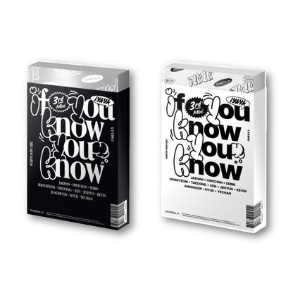 OMEGA X'S 3RD MINI ALBUM [IF YOU KNOW YOU KNOW(IYKYK)]