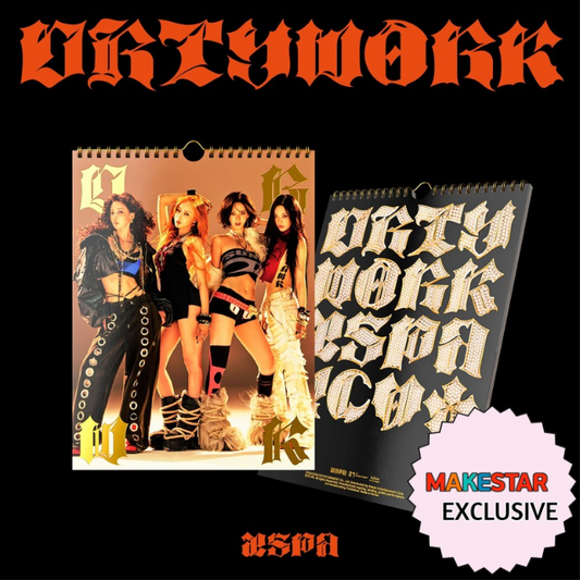 [MAKESTAR EXCLUSIVE] AESPA SINGLE ALBUM [DIRTY WORK/DIRTY WORKER VER.]