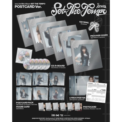 [PRE-ORDER] IZNA 3RD MINI ALBUM [SET THE TEMPO/POSTCARD VER.]