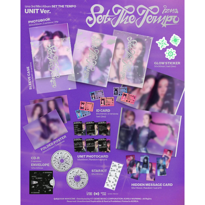 [PRE-ORDER] IZNA 3RD MINI ALBUM [SET THE TEMPO/UNIT VER.]