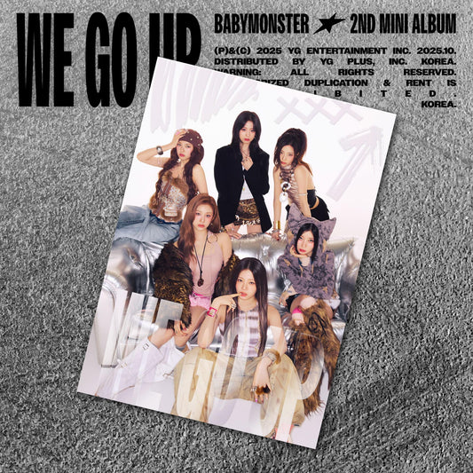 BABYMONSTER 2ND MINI ALBUM [WE GO UP/POSTCARD VER.]
