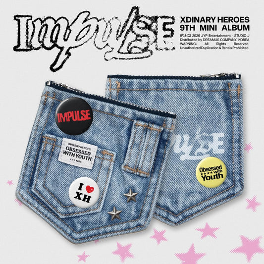 [PRE-ORDER] Xdinary Heroes 9th Mini Album [IMPULSE] (Denim Pouch Ver.)