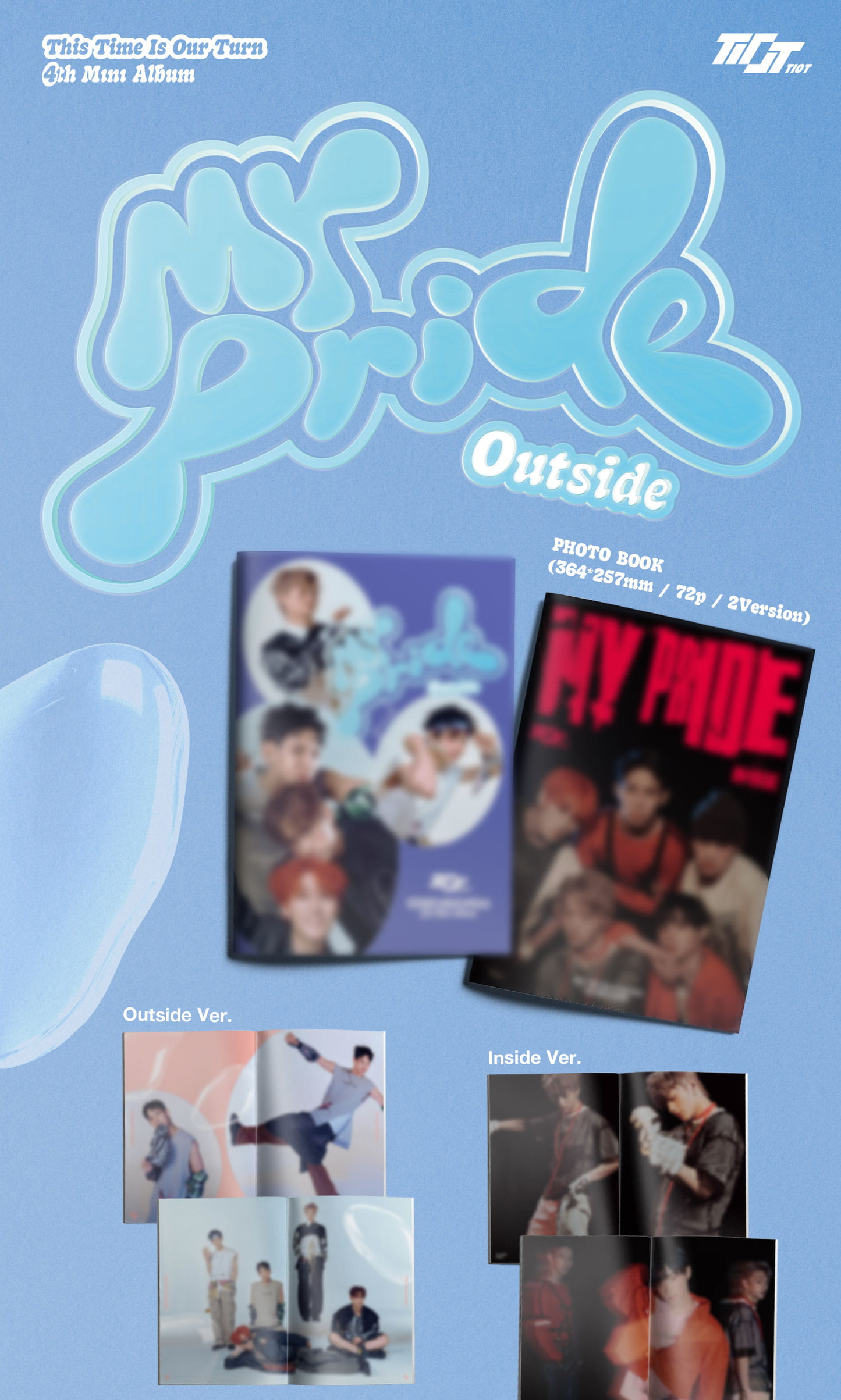 TIOT 4RD MINI ALBUM [MY PRIDE/PHOTOBOOK VER.]