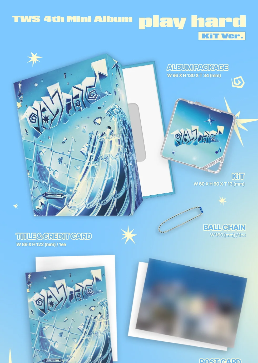 [PRE-ORDER] TWS 4TH MINI ALBUM [PLAY HARD/KiT VER.]