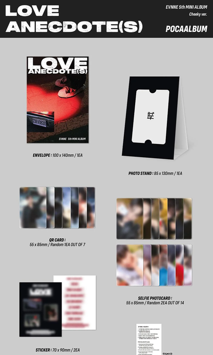 [MAKESTAR EXCLUSIVE] EVNNE 5TH MINI ALBUM [LOVE ANECDOTE(S)/POCA ALBUM VER.]