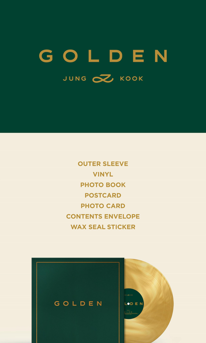 JUNG KOOK 1ST SINGLE ALBUM  [GOLDEN/LP VER.]