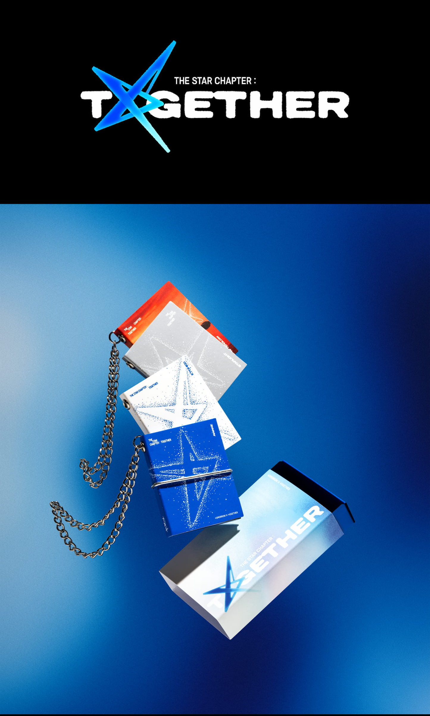 TOMORROW X TOGETHER TXT [THE STAR CHAPTER: TOGETHER/MINI BOOK KEYRING VER.]