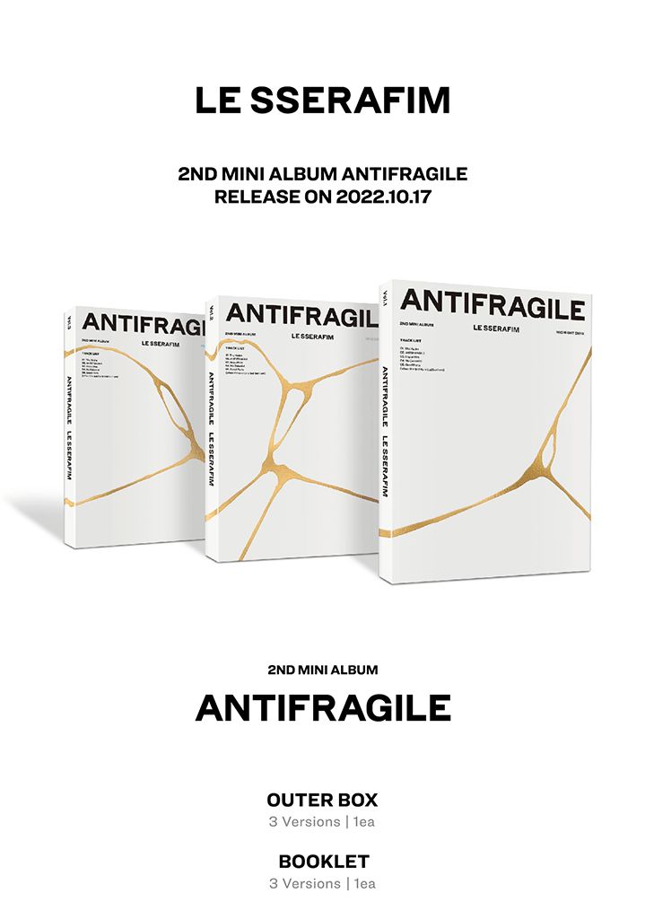 LE SSERAFIM 2nd Mini Album [ANTIFRAGILE]