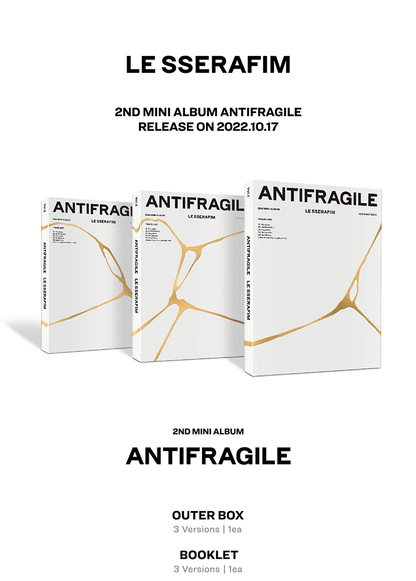 LE SSERAFIM 2nd Mini Album [ANTIFRAGILE]