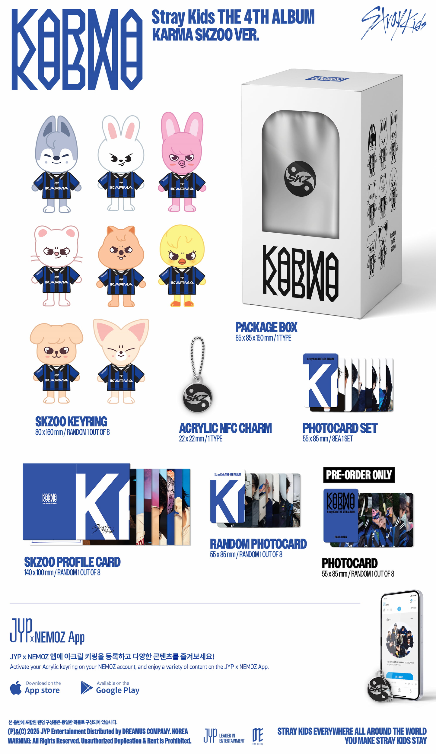 [PRE-ORDER] STRAY KIDS 4TH FULL ALBUM [KARMA/SKZOO VER.]