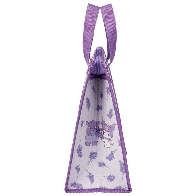 Sanrio Kuromi Flower Wreath Insulated Lunch Tote Bag