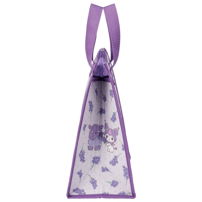 Sanrio Kuromi Flower Wreath Insulated Lunch Tote Bag