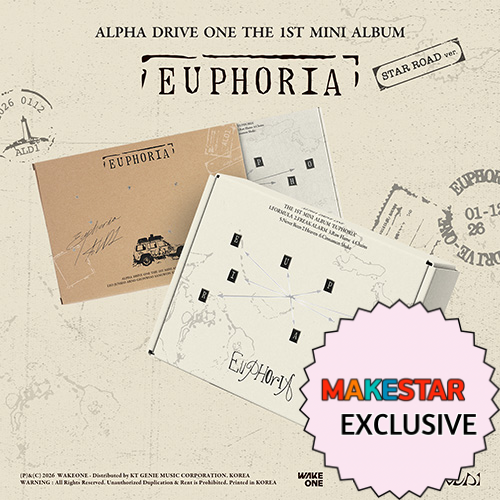 [MAKESTAR EXCLUSIVE] ALPHA DRIVE ONE THE 1ST MINI ALBUM [EUPHORIA/STAR ROAD VER.]