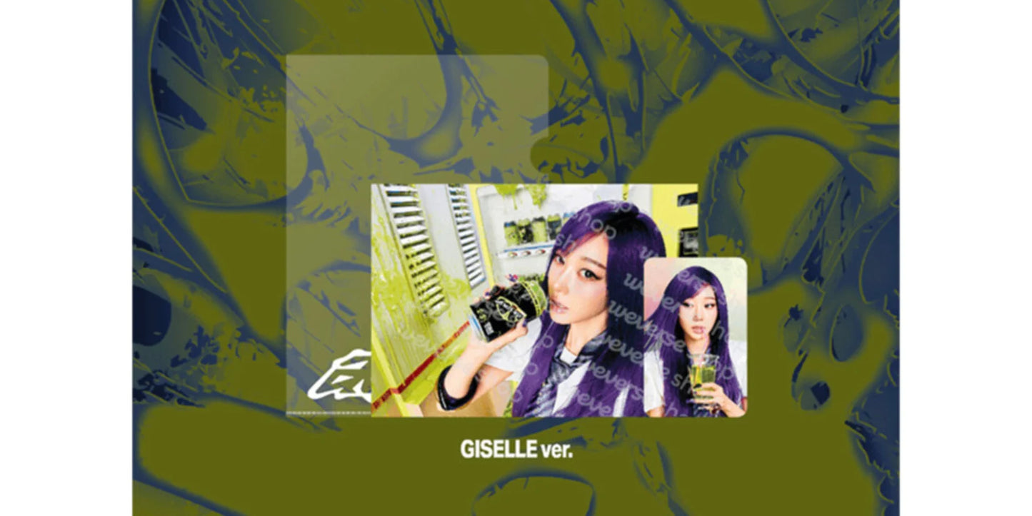 [PRE-ORDER] AESPA - MAKE IT LEMONADE OFFICAL MD [HOLOGRAM PHOTO CARD SET/LEMONADE VER.]