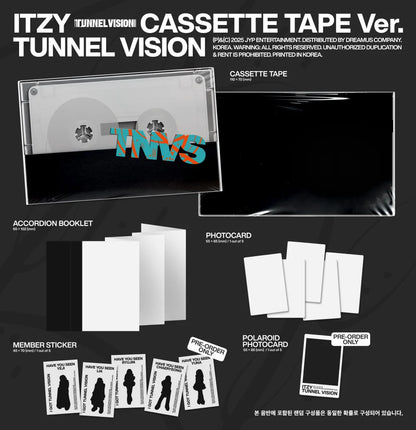 [PRE-ORDER] ITZY 11TH MINI ALBUM [TUNNEL VISION/CASSETTE TAPE VER.]