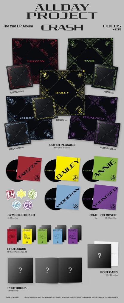 ALLDAY PROJECT CRASH FOCUS version package contents