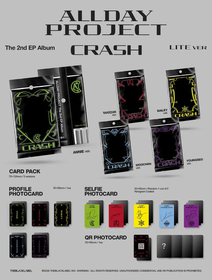 ALLDAY PROJECT CRASH LITE version package contents