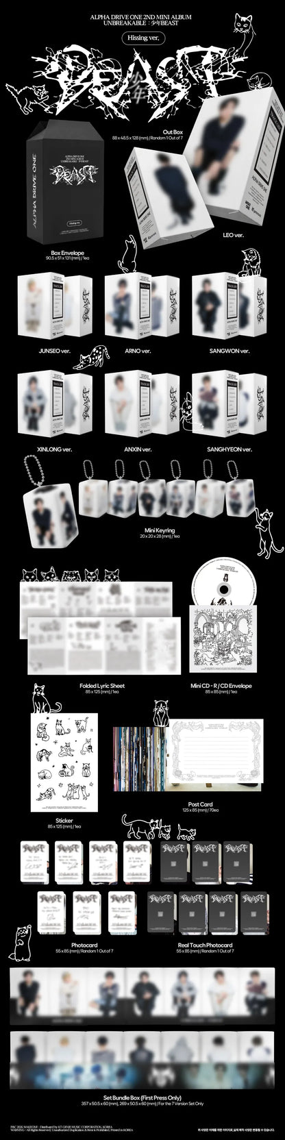 ALPHA DRIVE ONE UNBREAKABLE Hissing Ver. album details